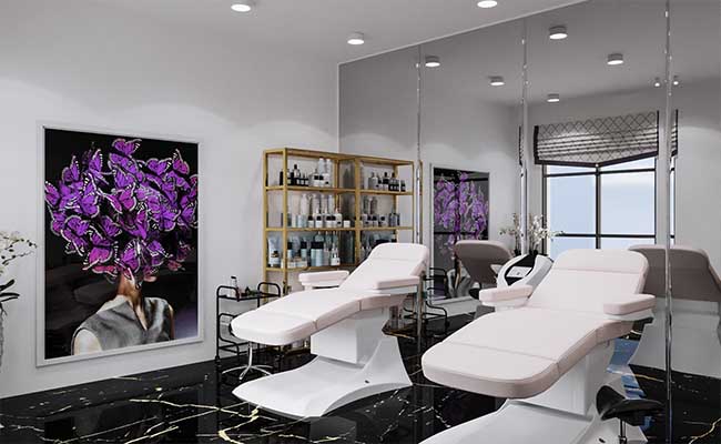 beauty salon interior design