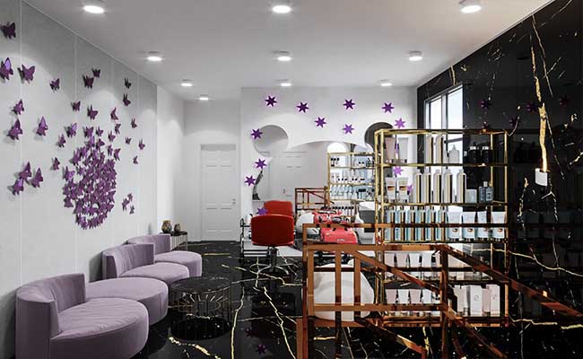 beauty salon interior design